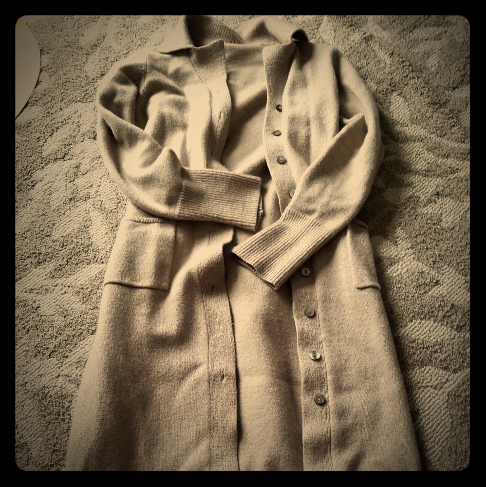 Cashmere Sweater Duster